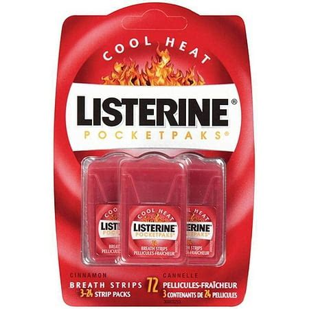 cinnamon listerine breath strips|listerine mouth freshener strips.